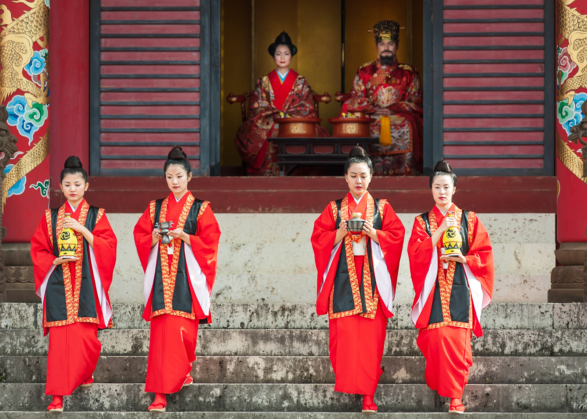Chohai-Okishiki - 2010 Shuri Castle New Years Festival