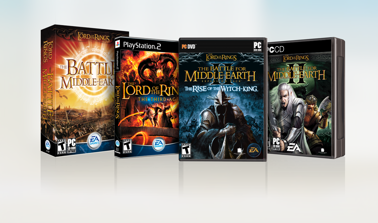 Lord of the Rings -game packaging