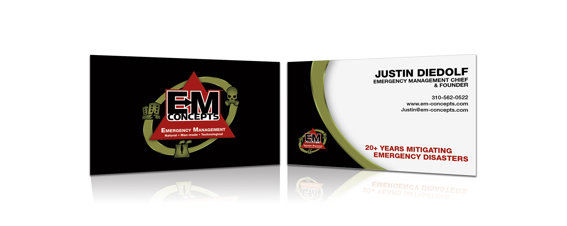 EM Concepts - Logo and business card design