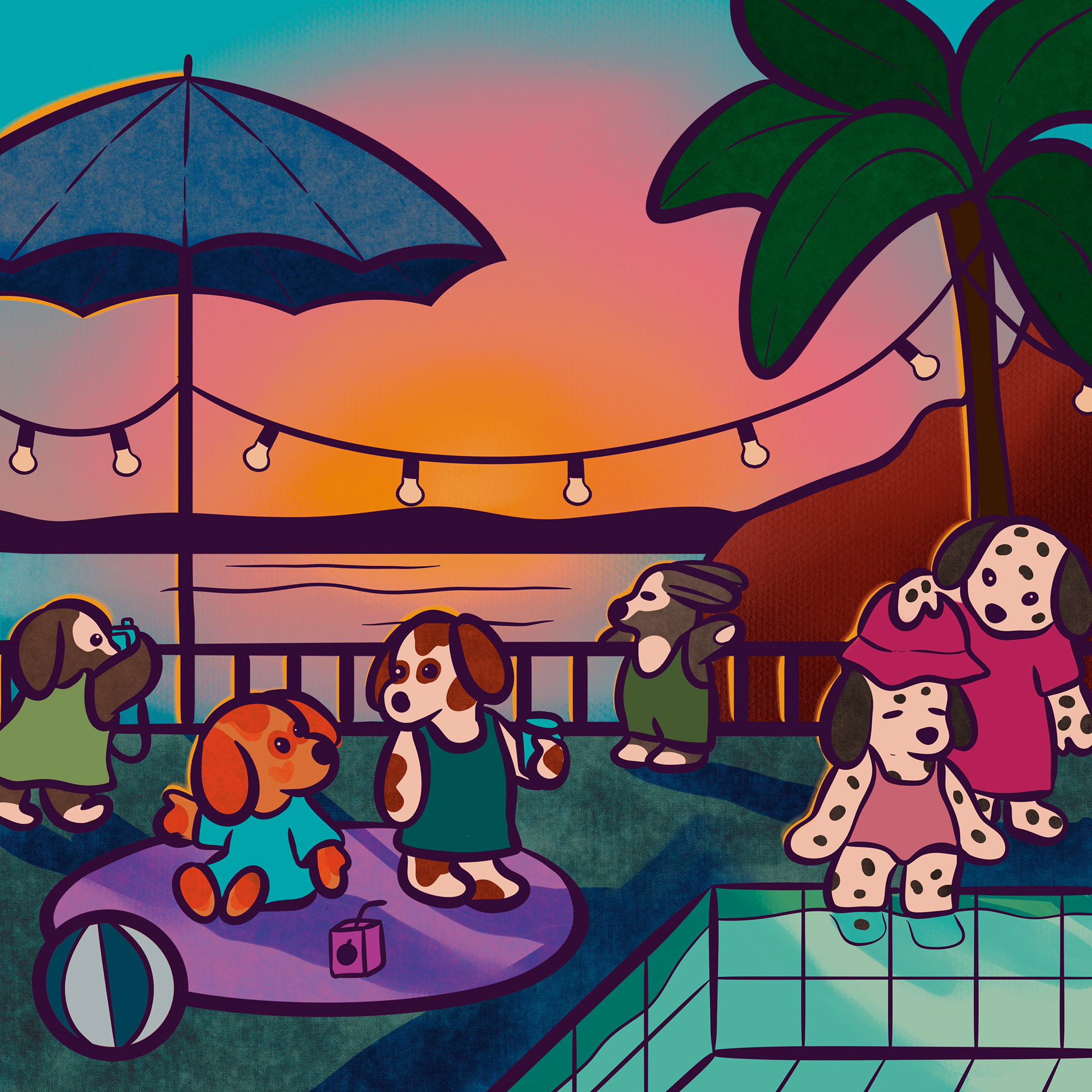 "BREEZE" Book illustration concept