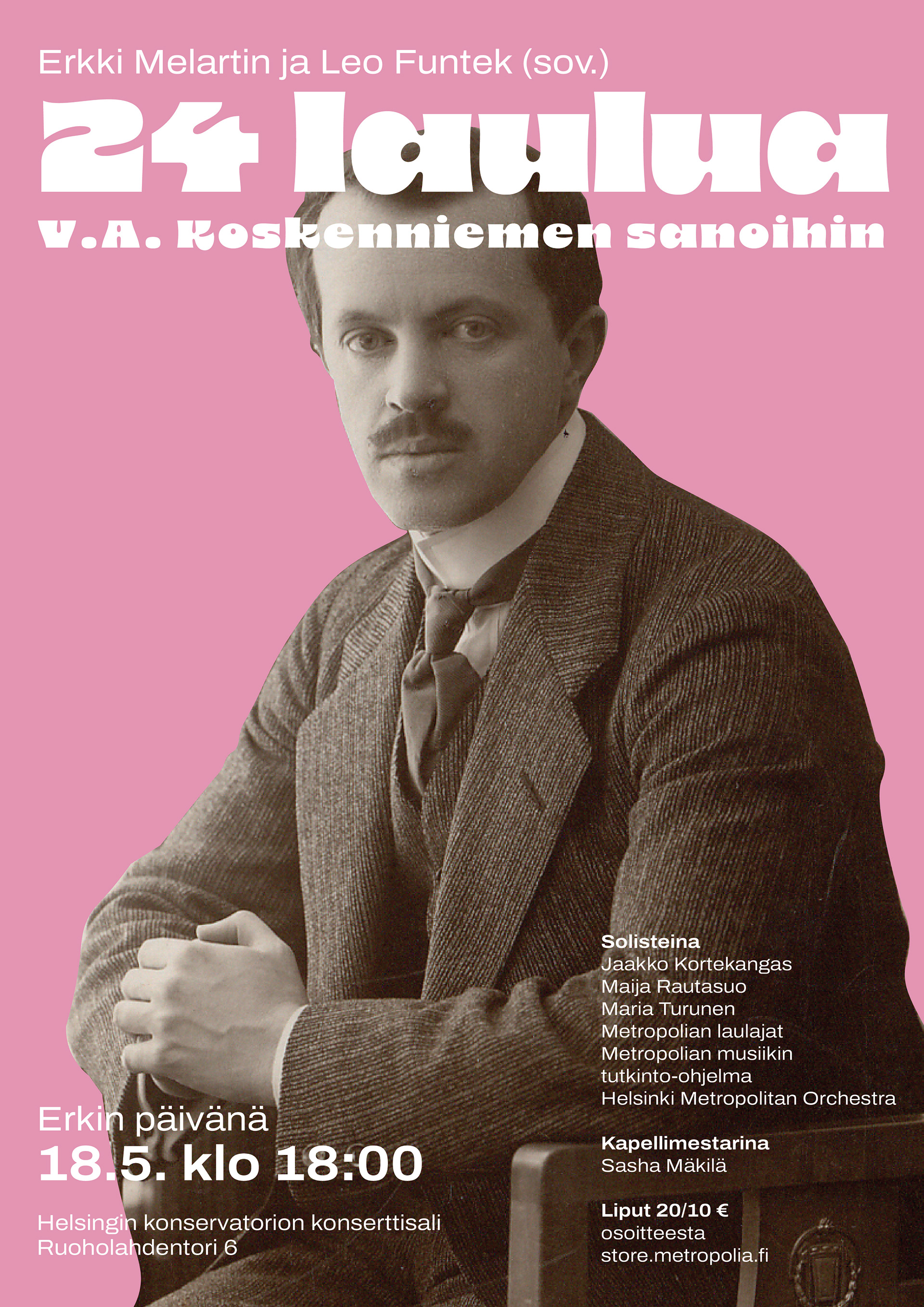 "MELARTIN" Concert poster