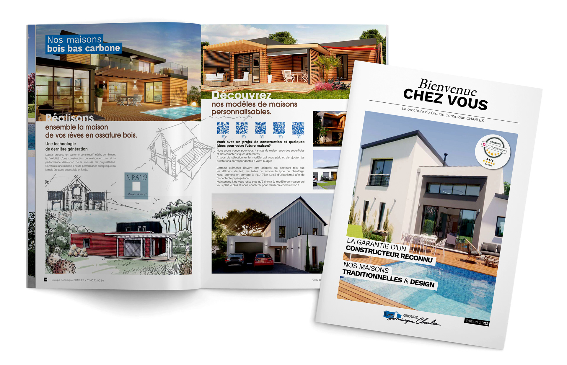 Brochure entreprise Maisons Dominique Charles