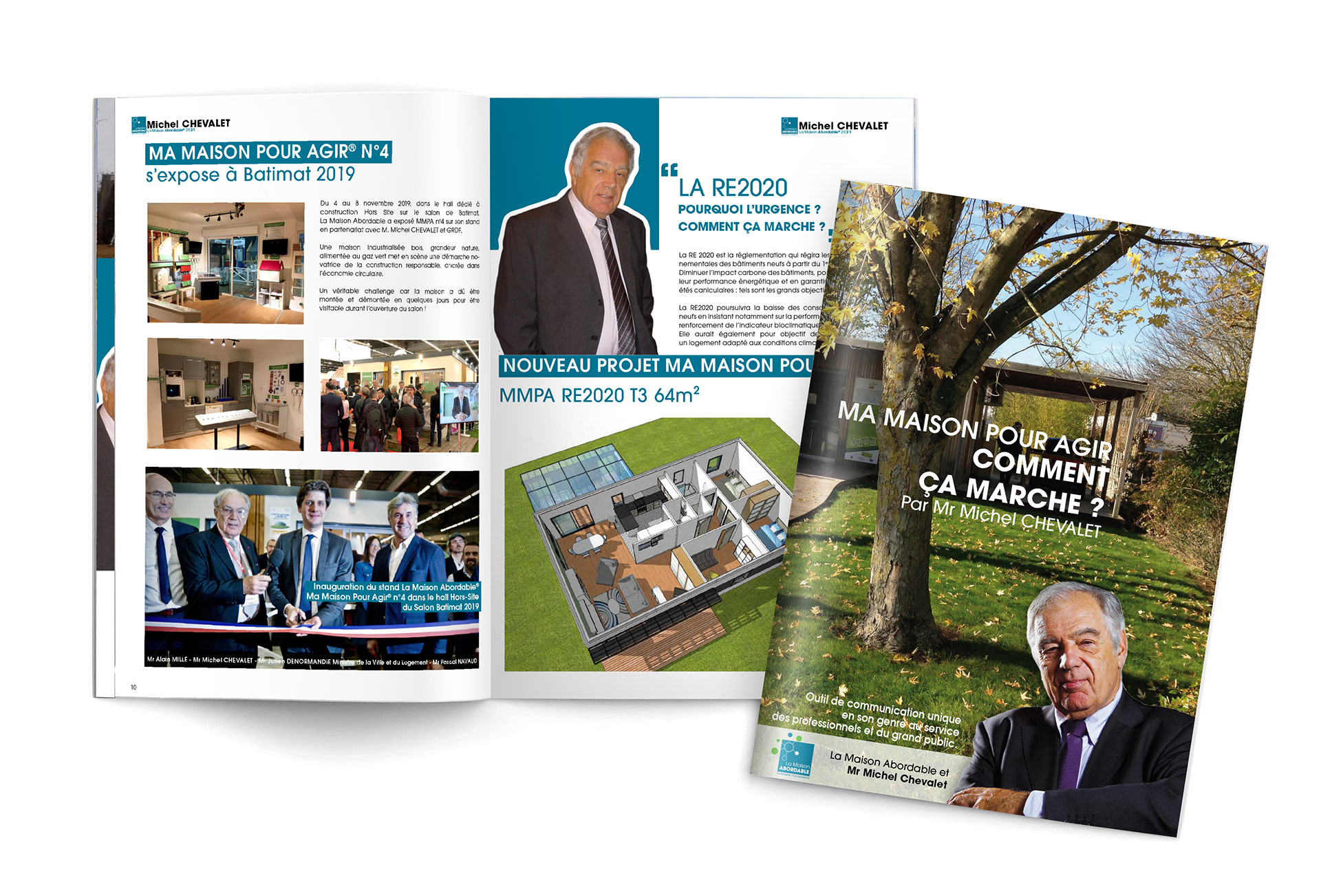 Brochure La Maison Abordable / partenaire Monsieur Michel Chevallet