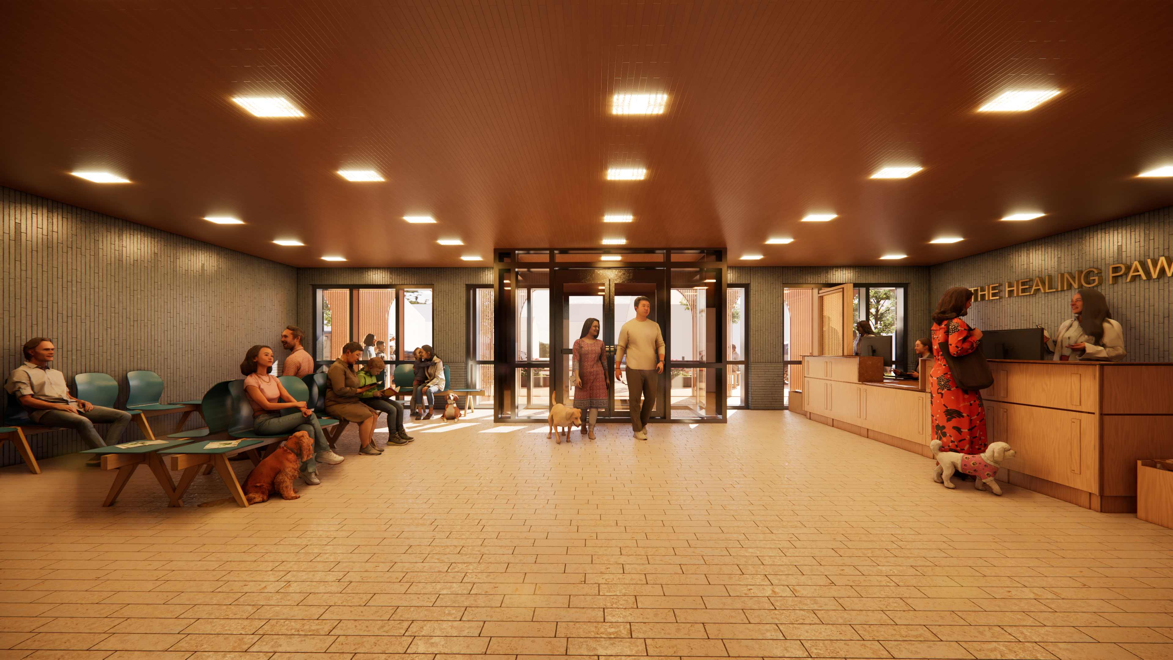 VETERINARY CLINIC LOBBY