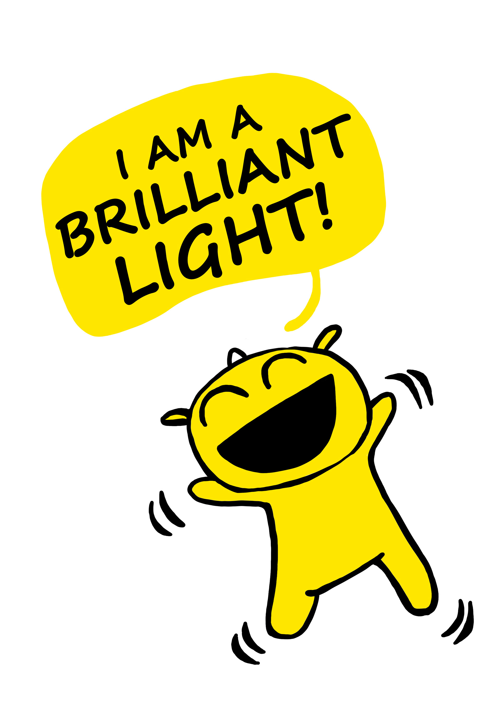 But the light chases away the darkness!