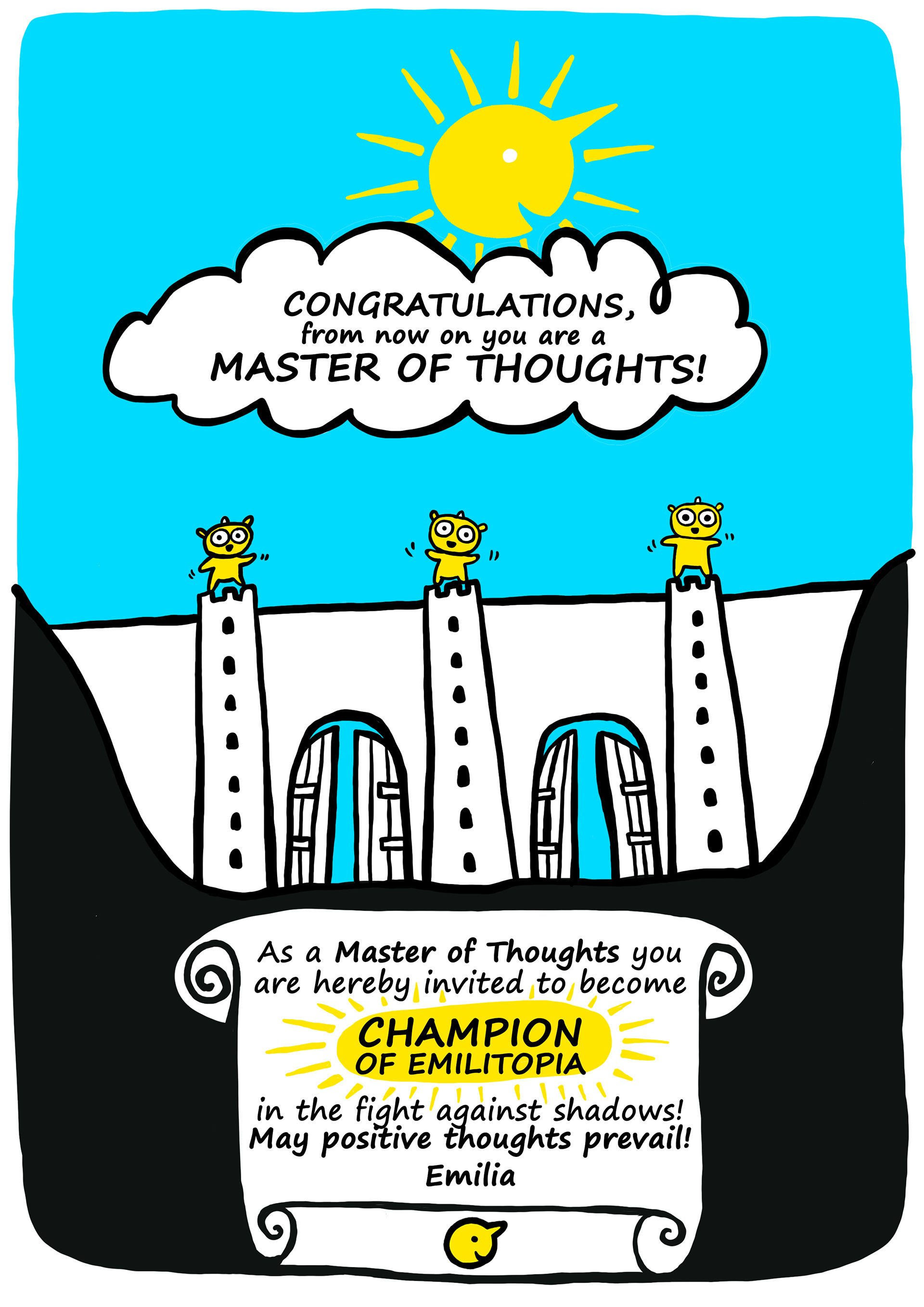So that we can be masters of our thoughts!!!