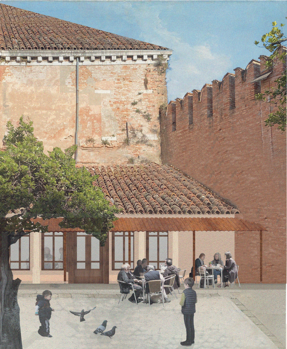 Courtyard collage 1