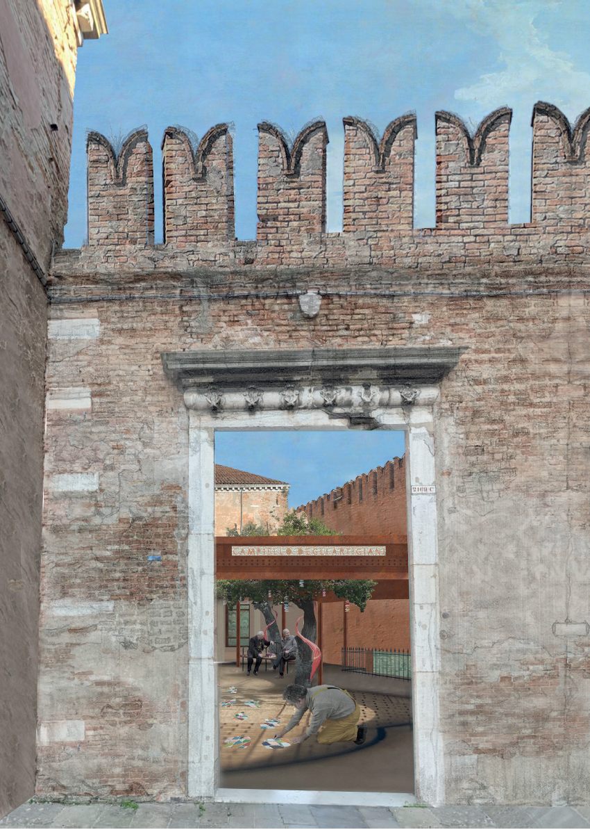 Courtyard collage 2