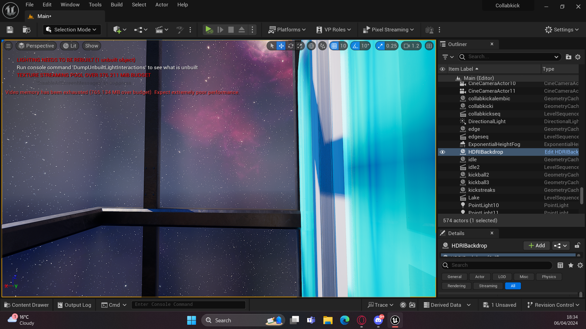 New 0 Gravity Level Environment Design