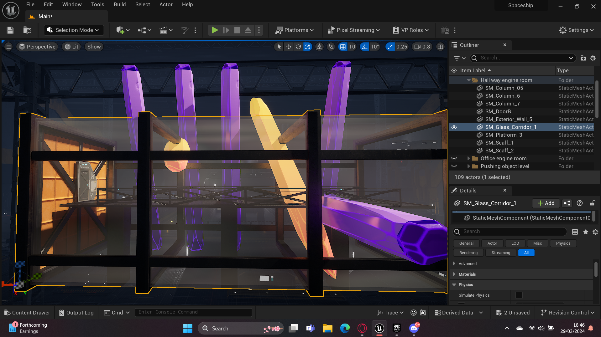 Obstacle Environment Idea