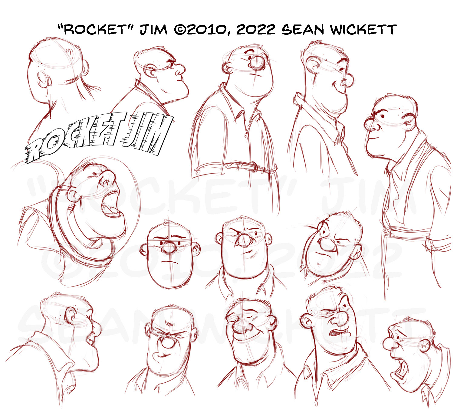 Character Design "Rocket" Jim
