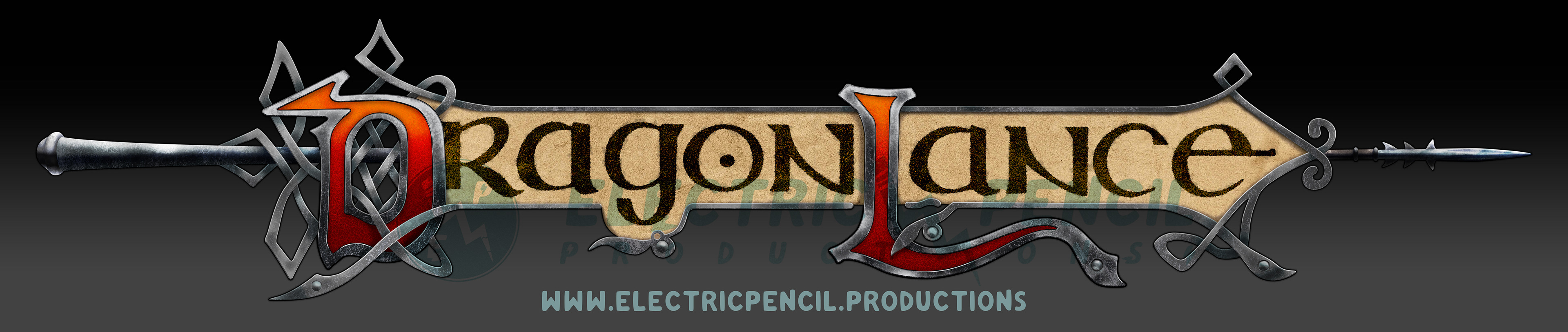 On a lark (that lasted too many hours) I wanted to update the Dragon Lance logo; give it some modern panache, if you will.