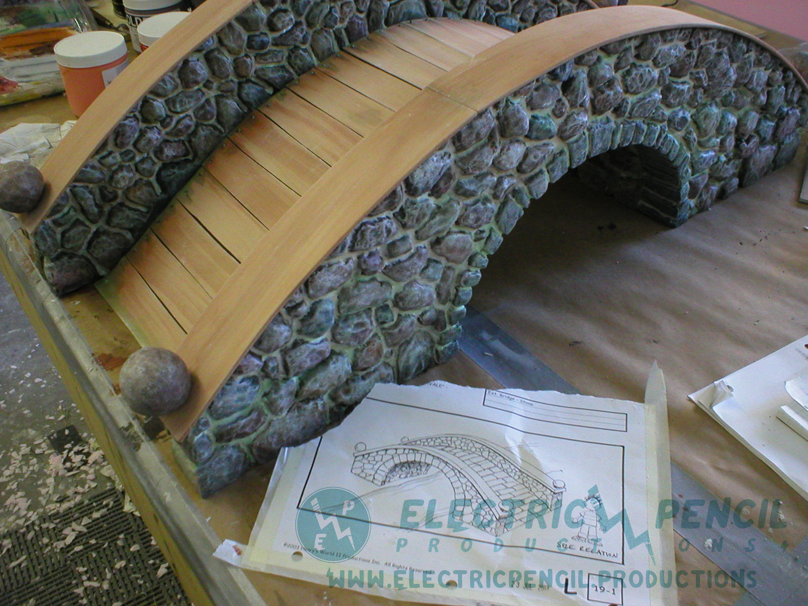 Stone Bridge. Concept to model. Concept by Rich Duhaney.