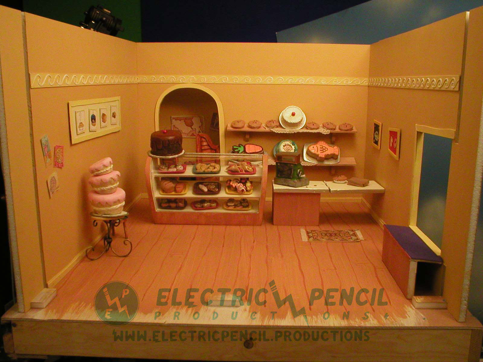 The Bakery. I built the room and the talented prop makers did everything else.