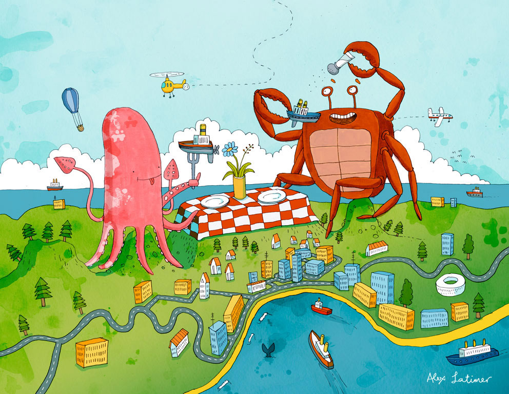 Dinner on Table Mountain