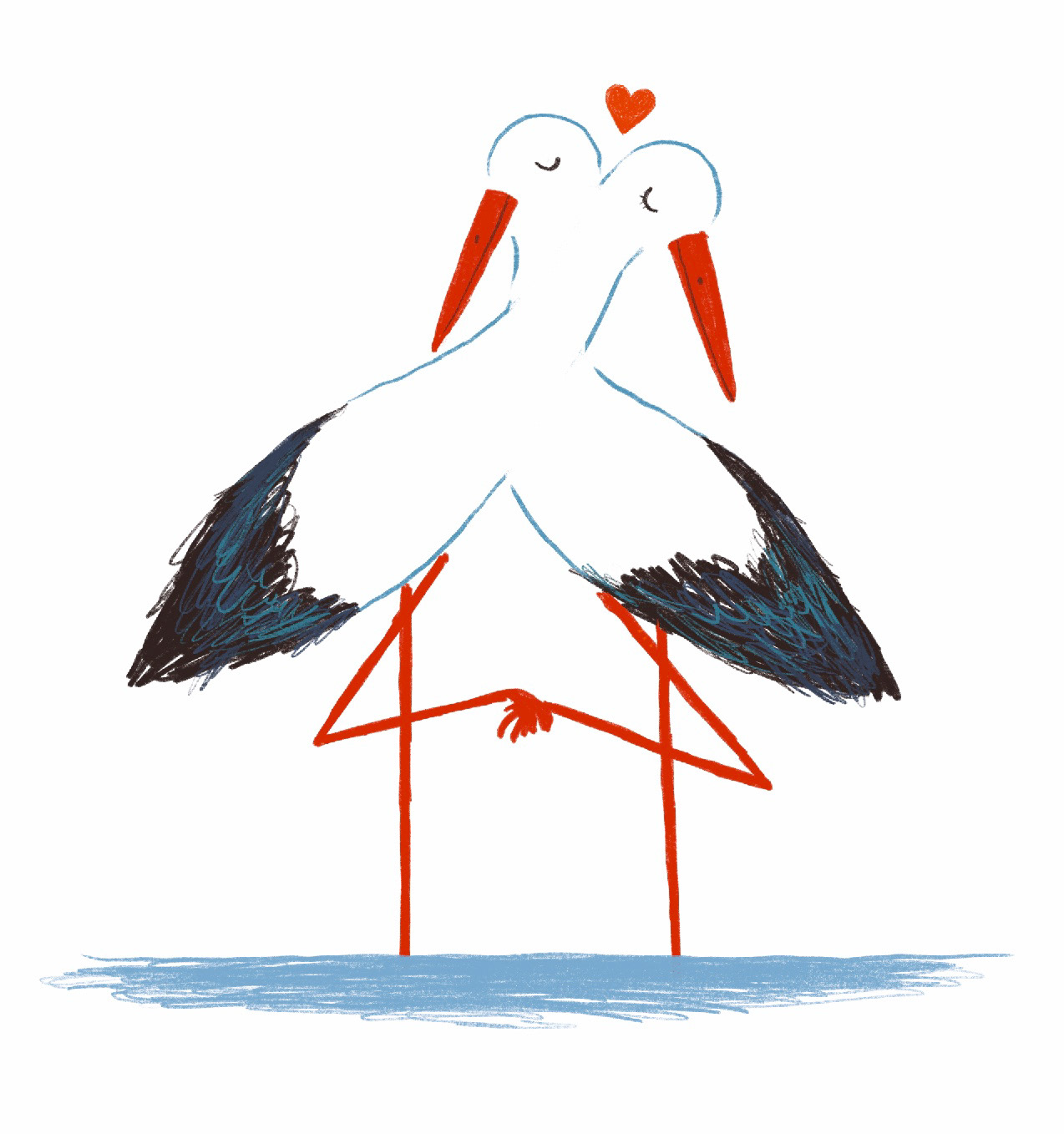 Stork love