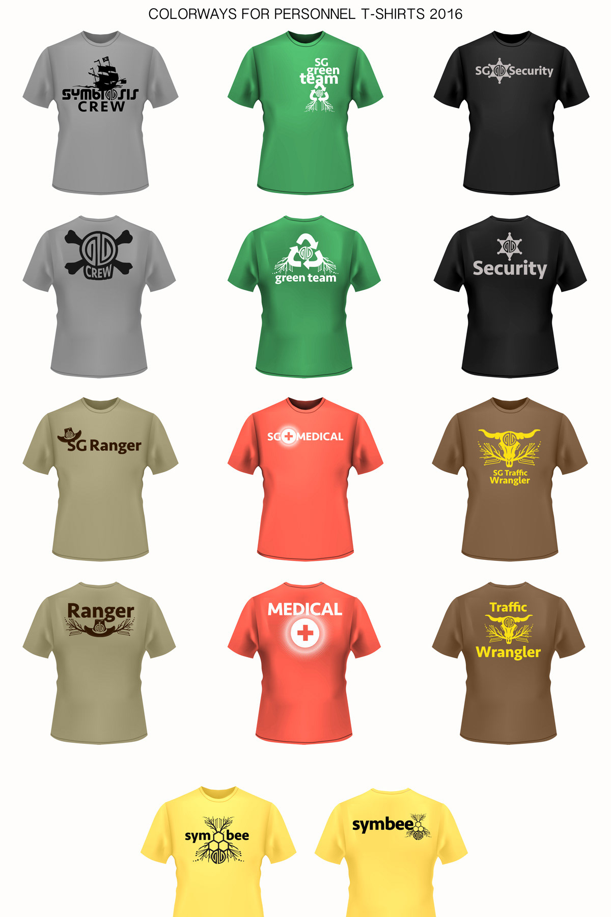 Personnel T-shirt design