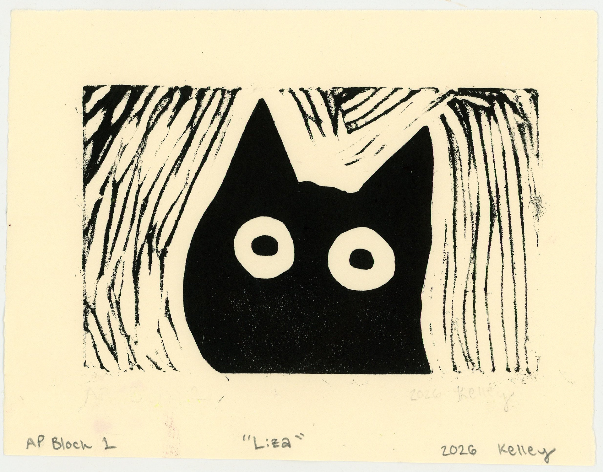 block 1/3 multi-block relief print
