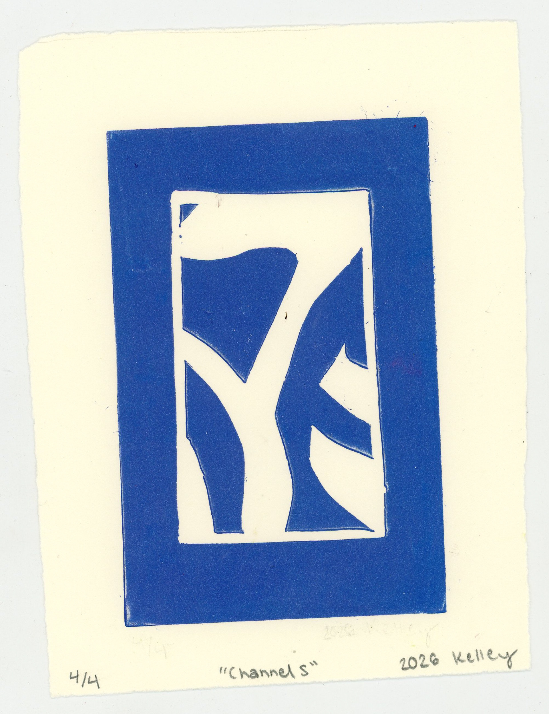 progressive inking relief print