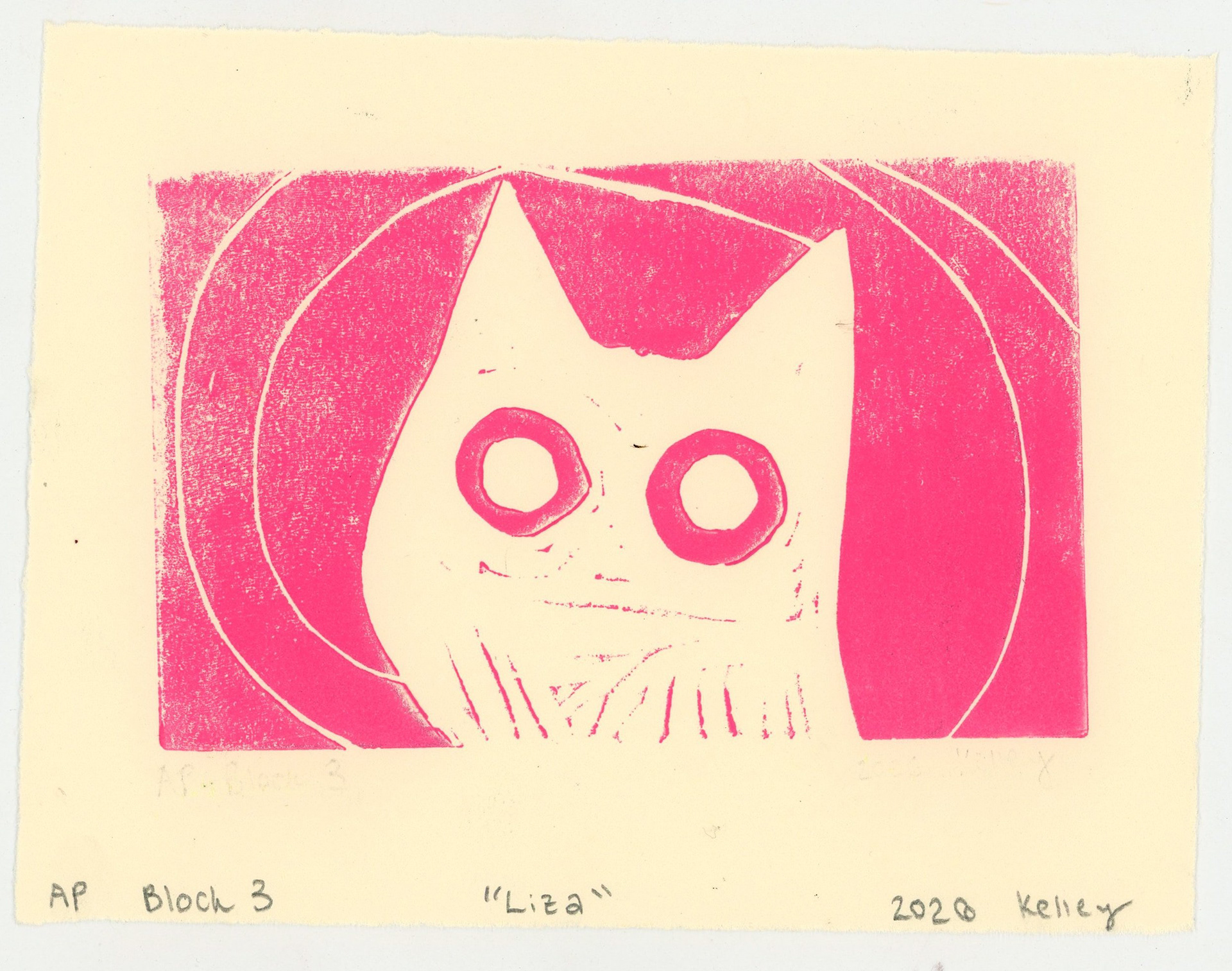 block 3/3 multi-block relief print