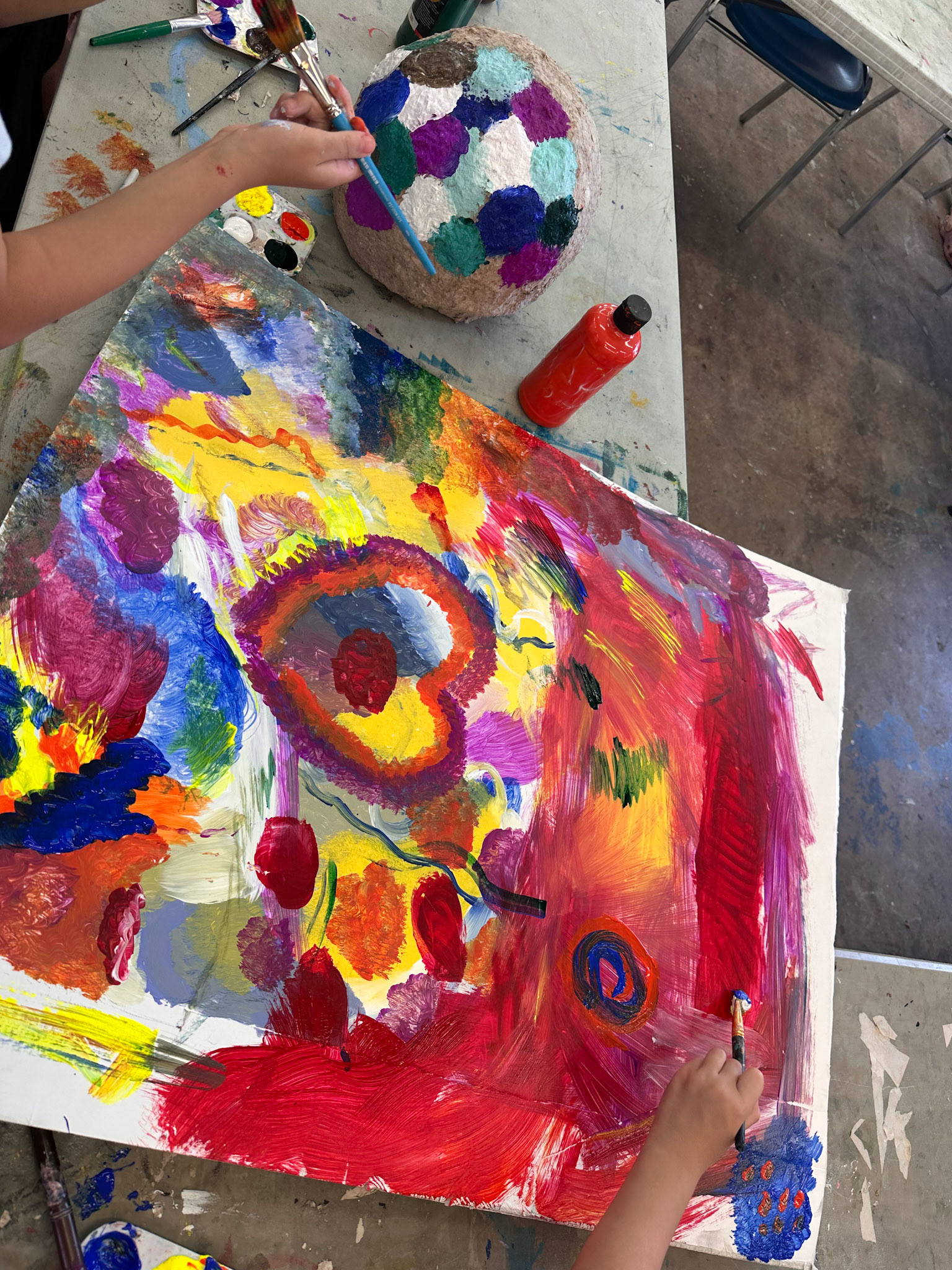 Free Paint and Paper Mache Painting