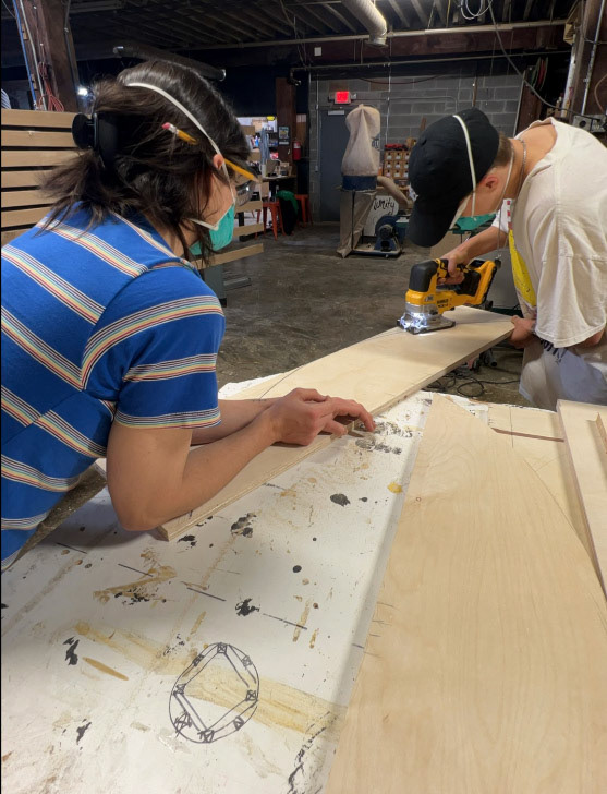 Cutting shapes from MDF