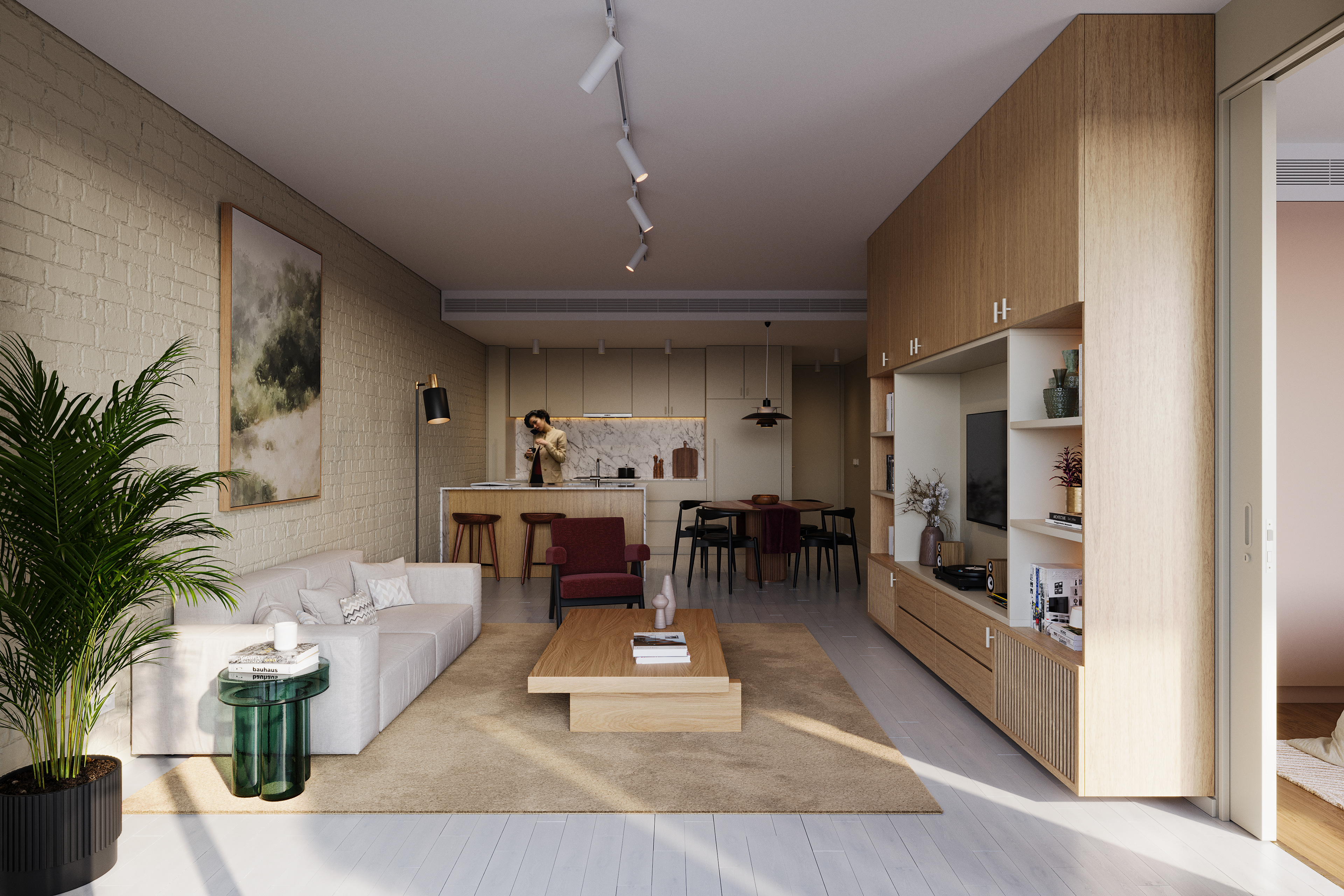 Pedro Moreira’s competition Image: Miami Apartment