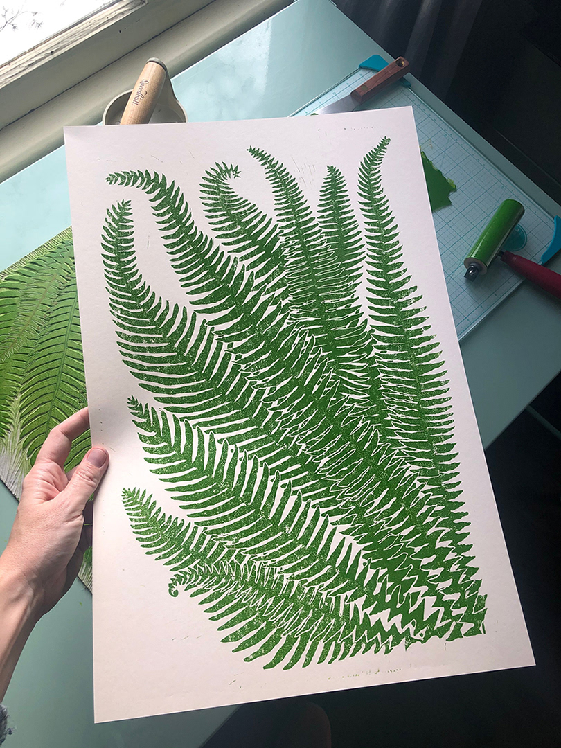 First fern test print.