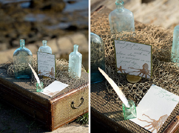 Photograph from WellWed magazine featuring the notecards.