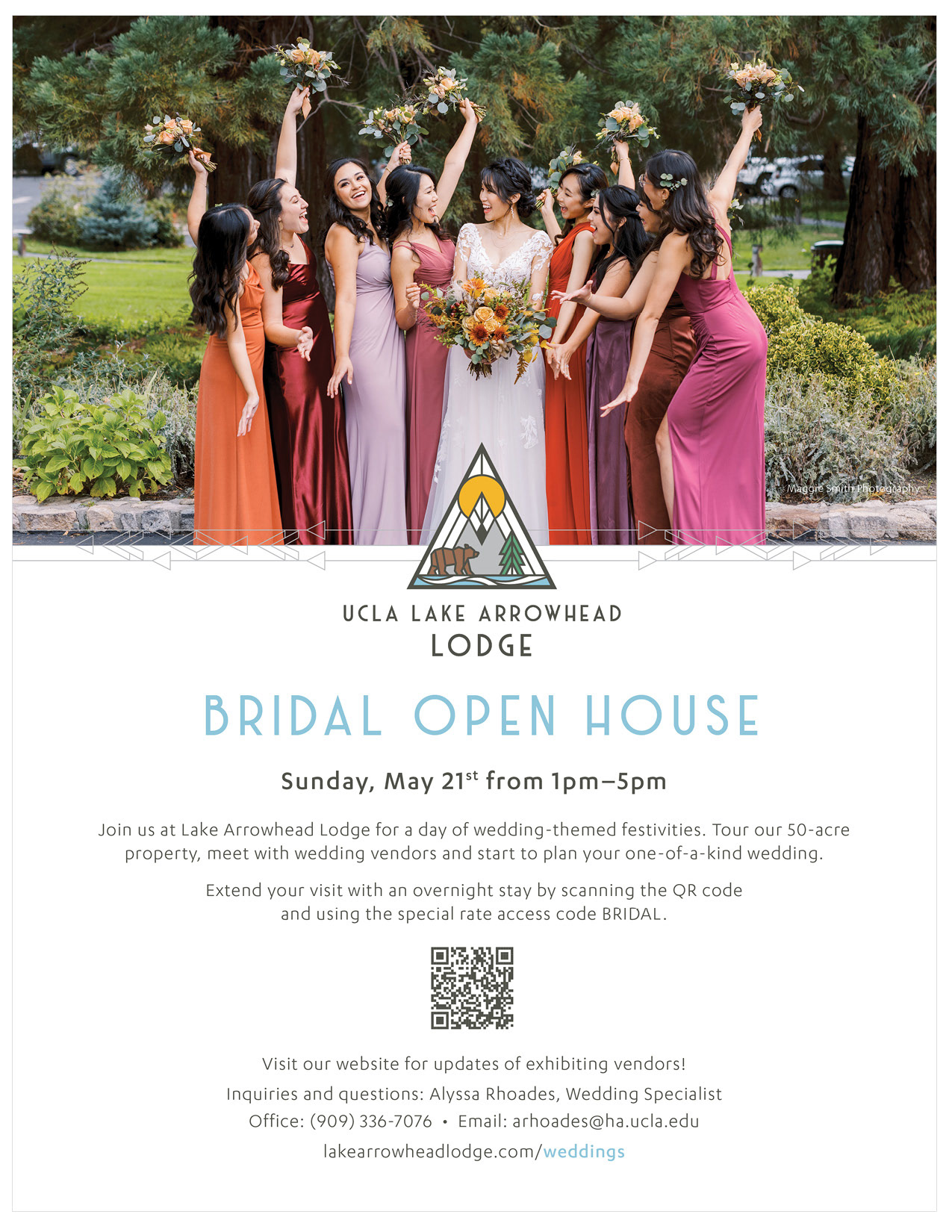 Flyer used at bridal show.