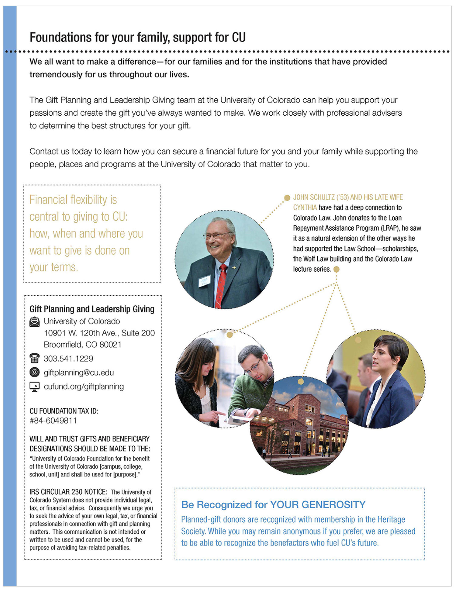 Back cover of estate planning guide.