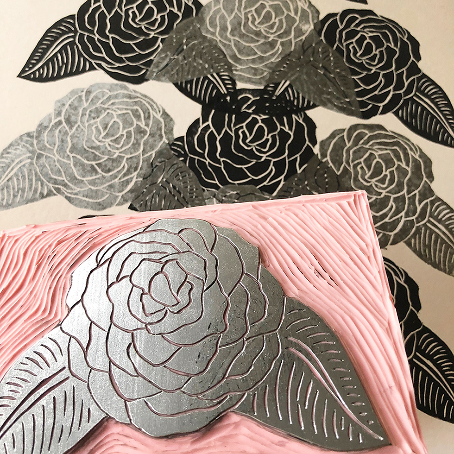 Silver ink.