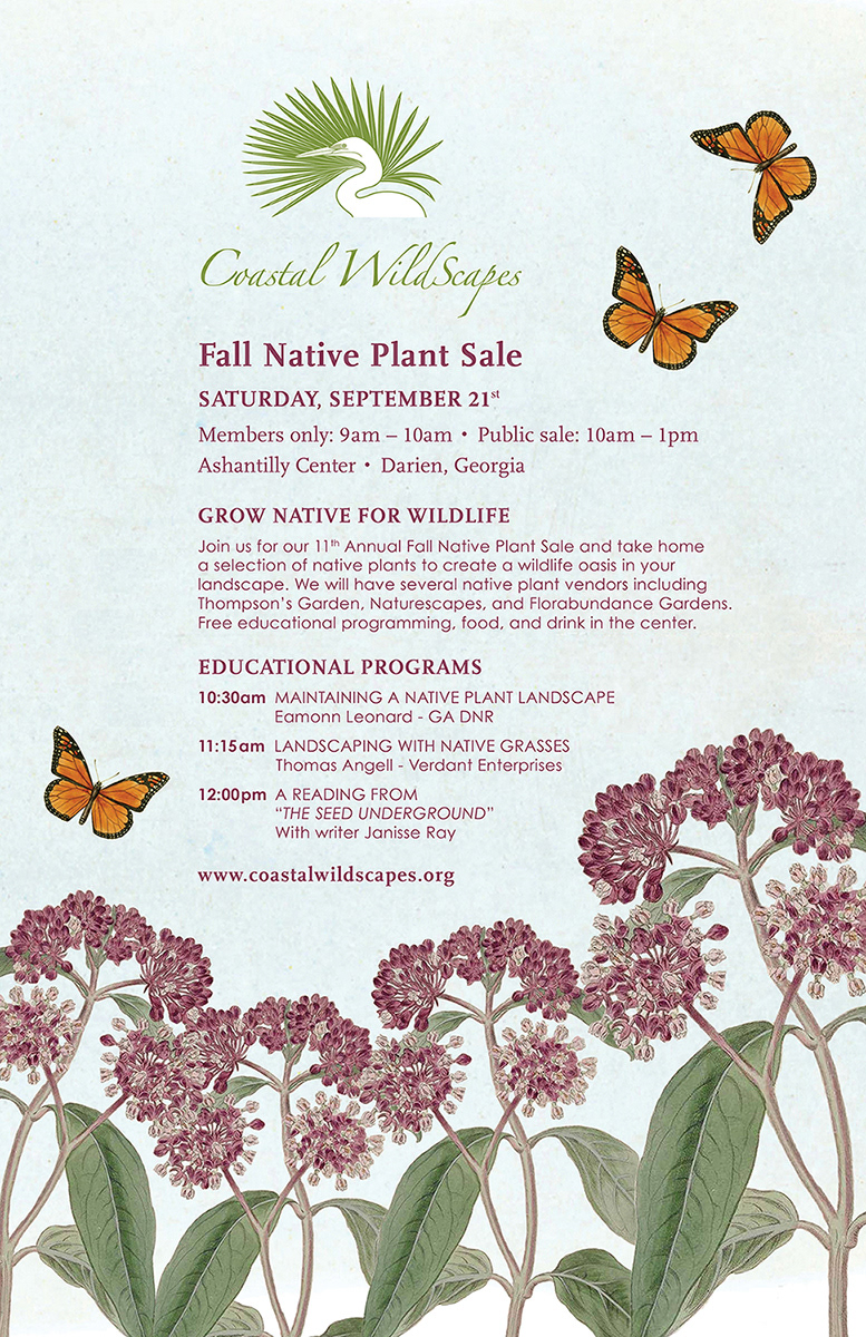 11x17 poster for yearly fall plant sale.