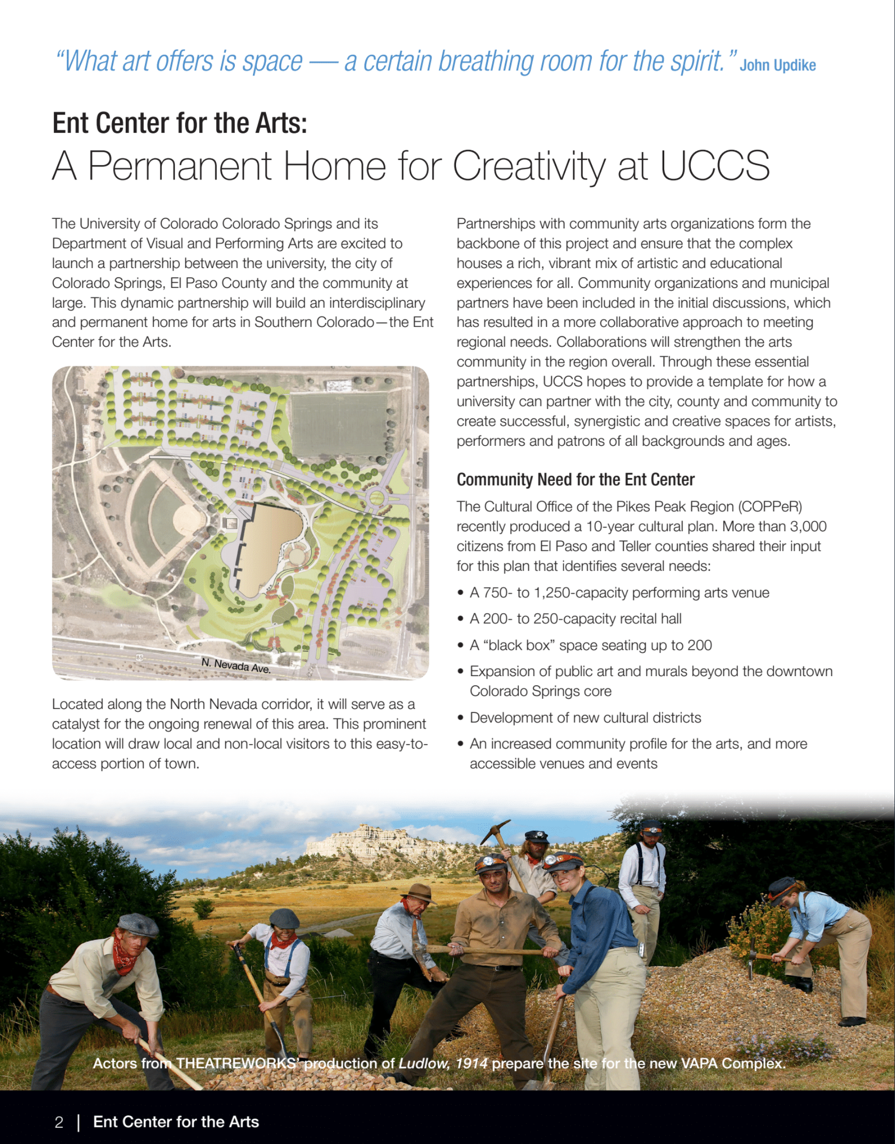 Designed brochure and layout.