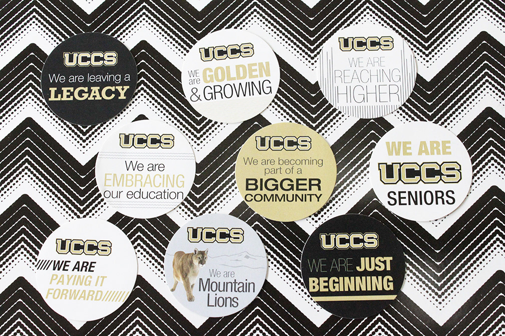 Created stickers for senior class gift committee based on sayings their peers chose to express their feelings of supporting the University. Worked with Development officer and student gift committee to design these and additional materials such as flyers, posters, and t-shirts.