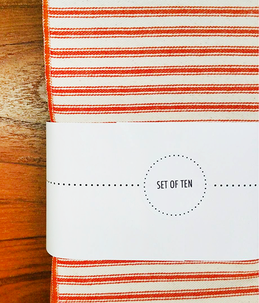 Sticker seals for belly bands.