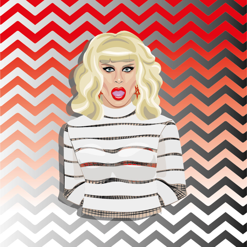 Artwork inspired by Katya Zamolodchikowa, March 2020