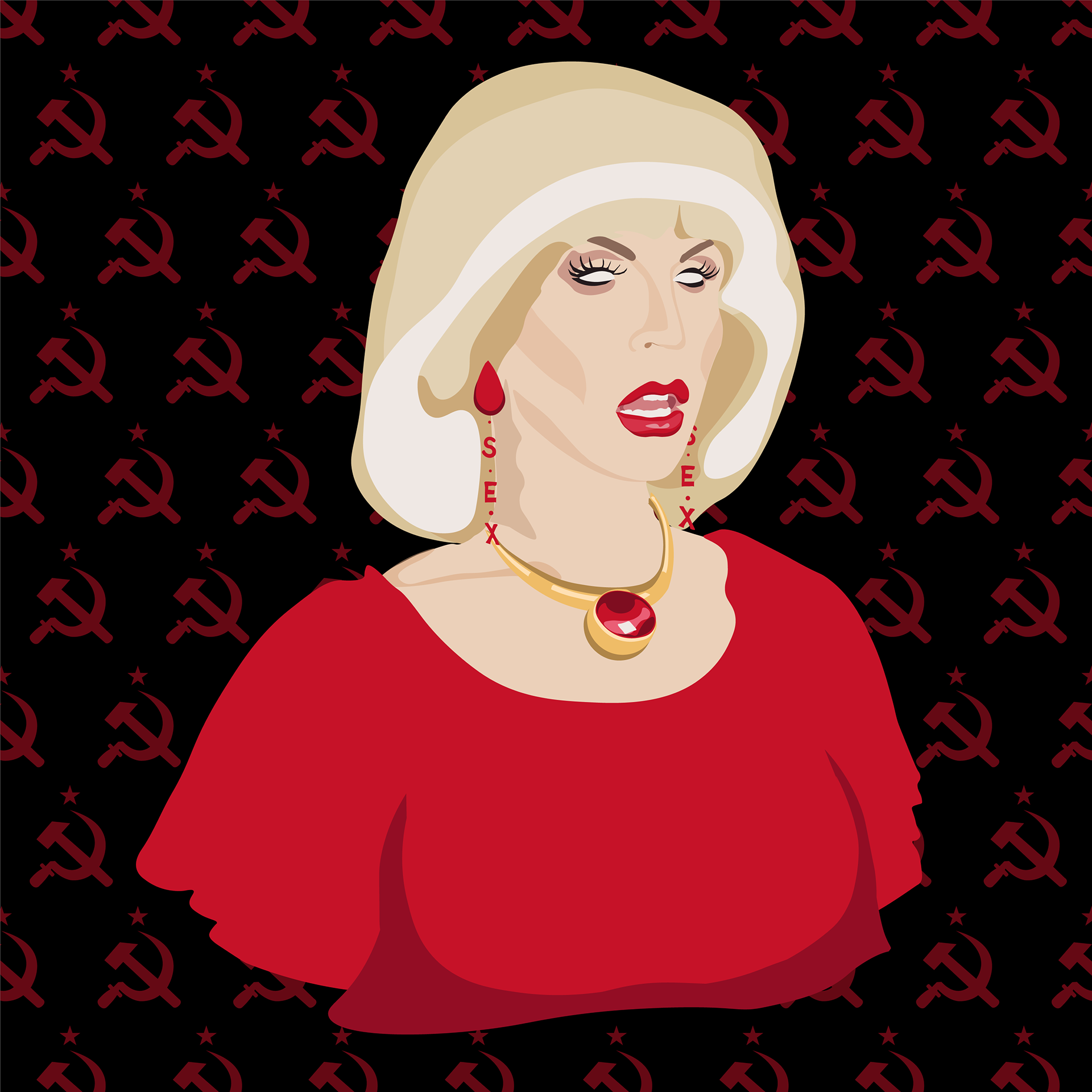 Artwork inspired by Katya Zamolodchikowa, 2017