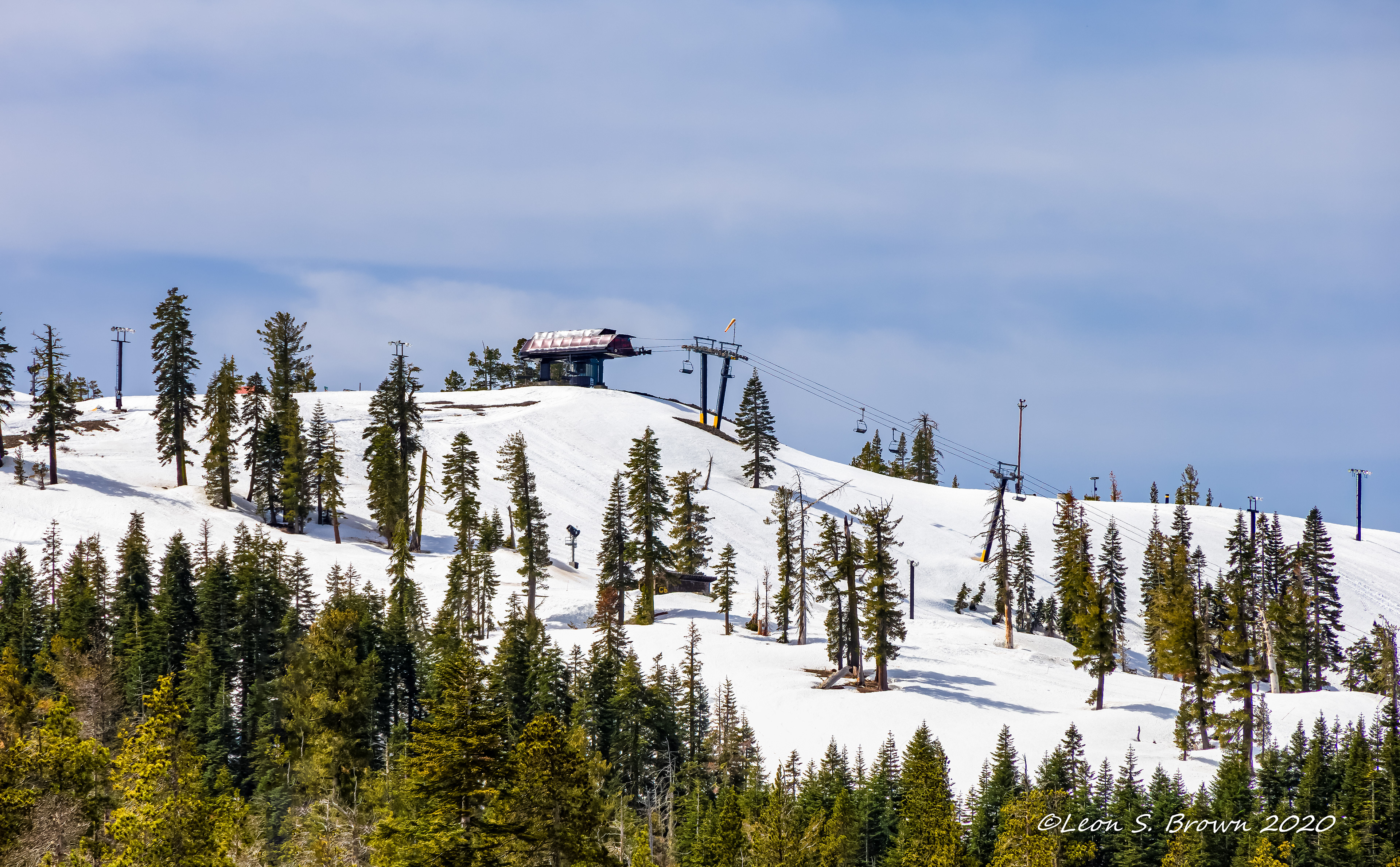 Ski Lift on top of Boreal Mountain