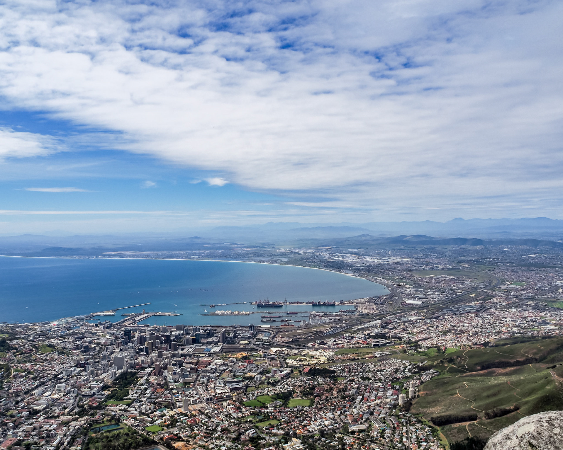 Cape Town from Table Mountain