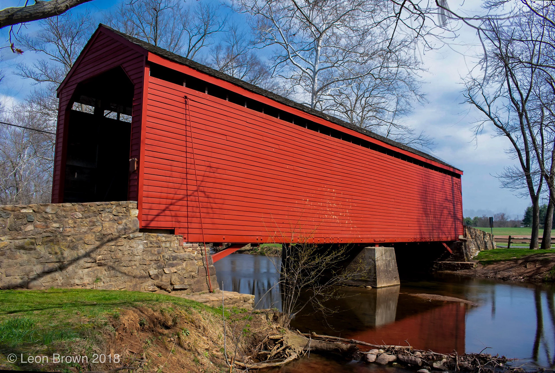Loys Station Covered Bridge in Thurmont, Maryland