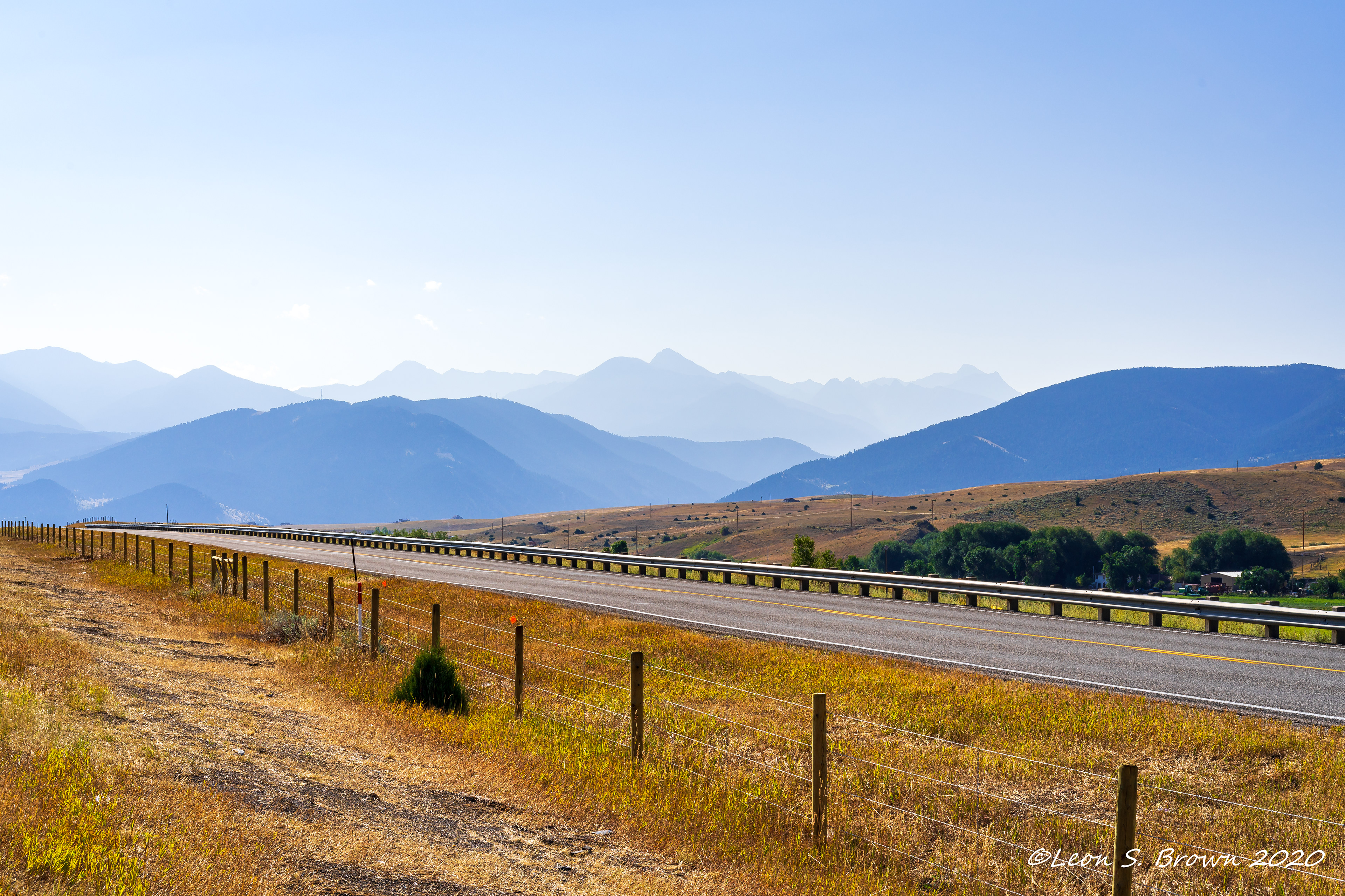 Absaroka Mountain Range in Montana 