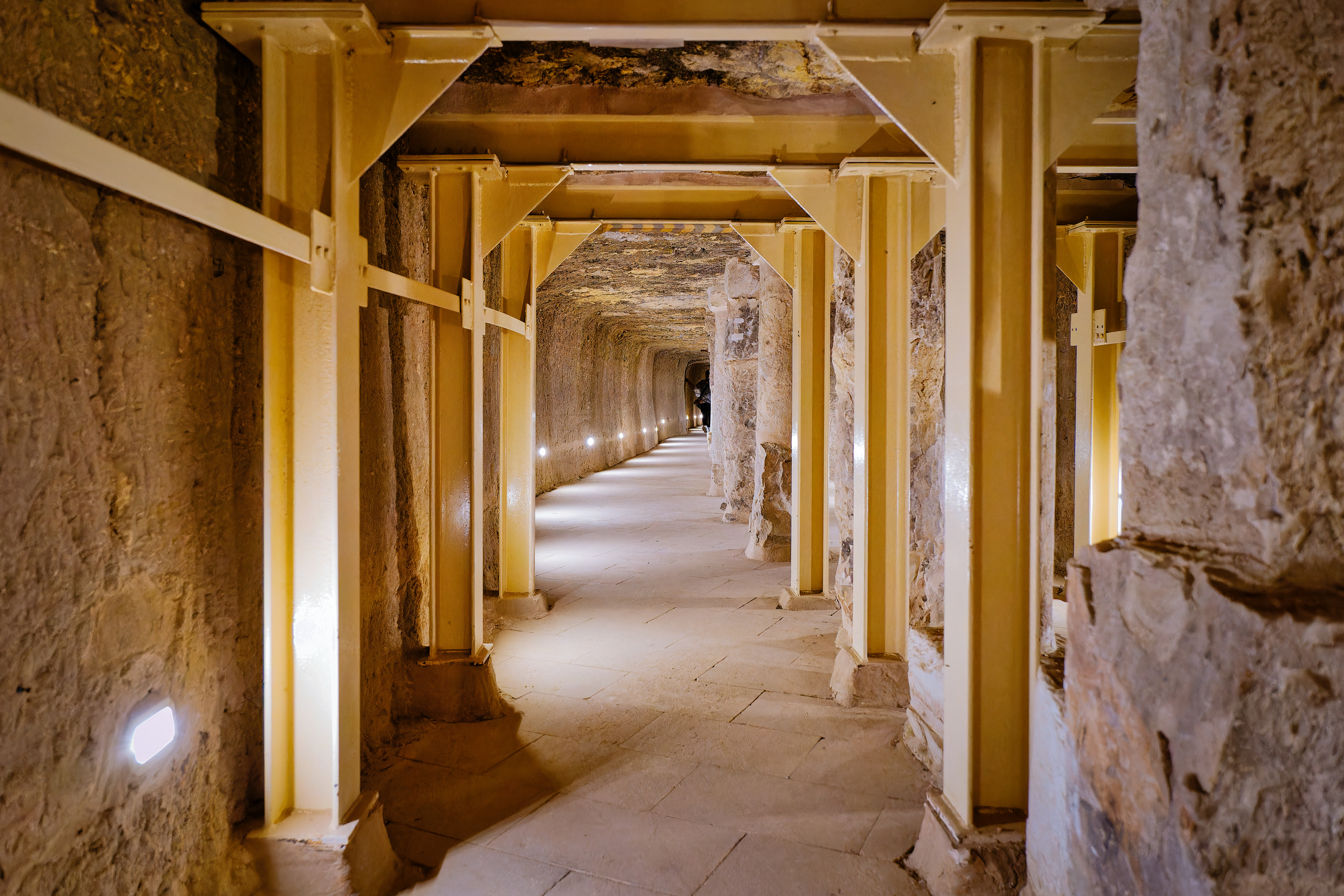 Inside of the Step Pyramid of Djoser at Saqqara