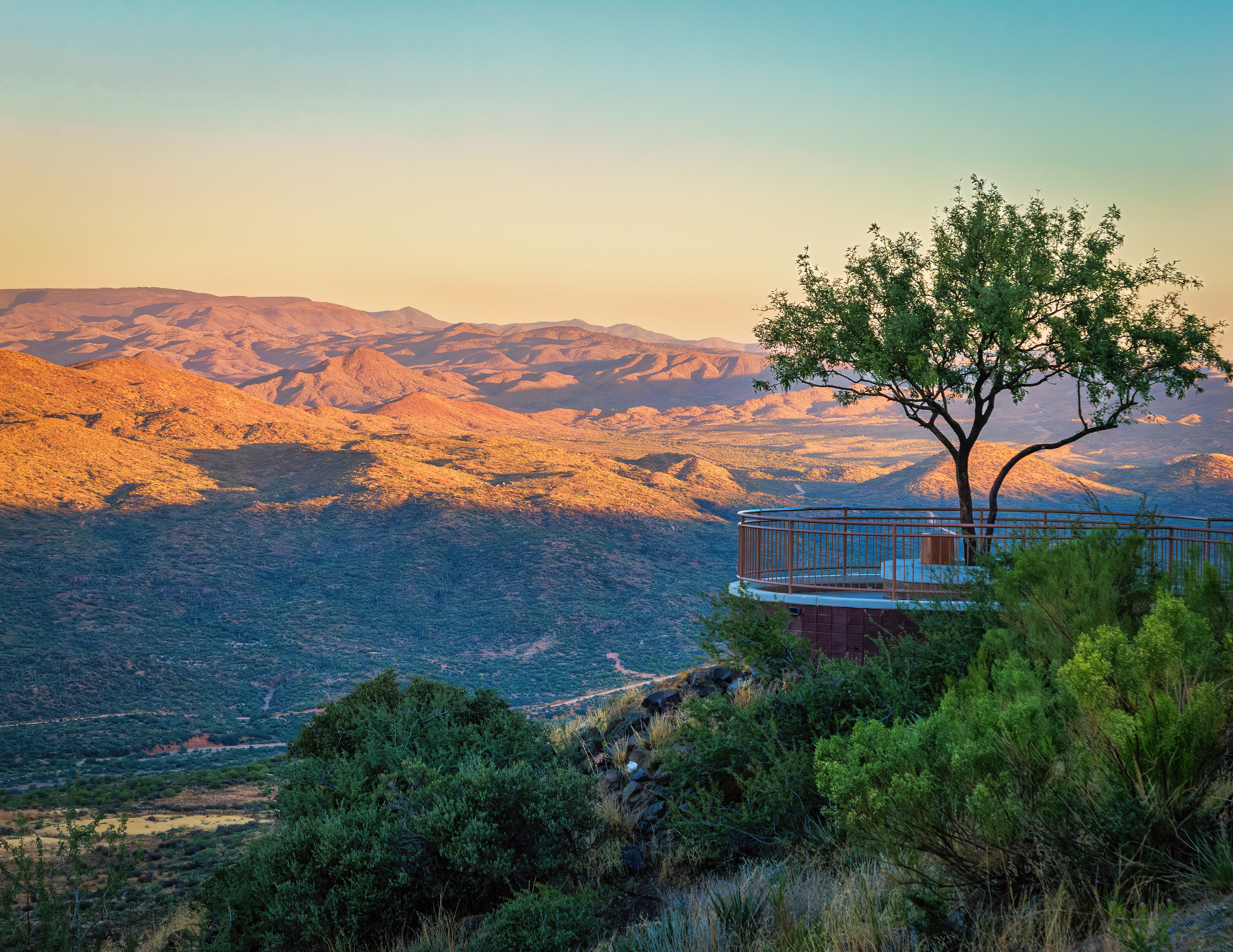 Sunset Point In Black Canyon, Arizona