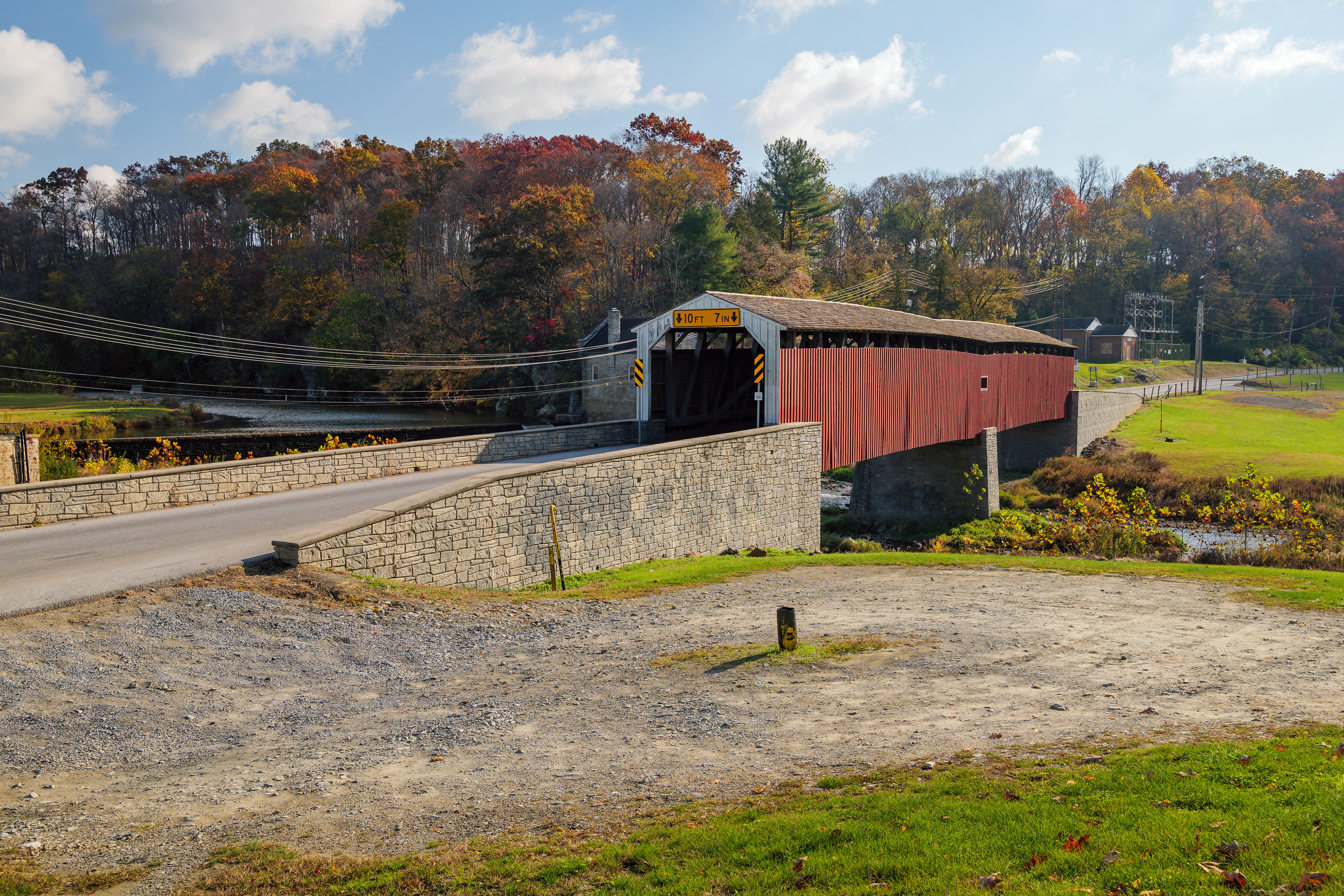 Pine Grove Covered Bridge in Nottingham