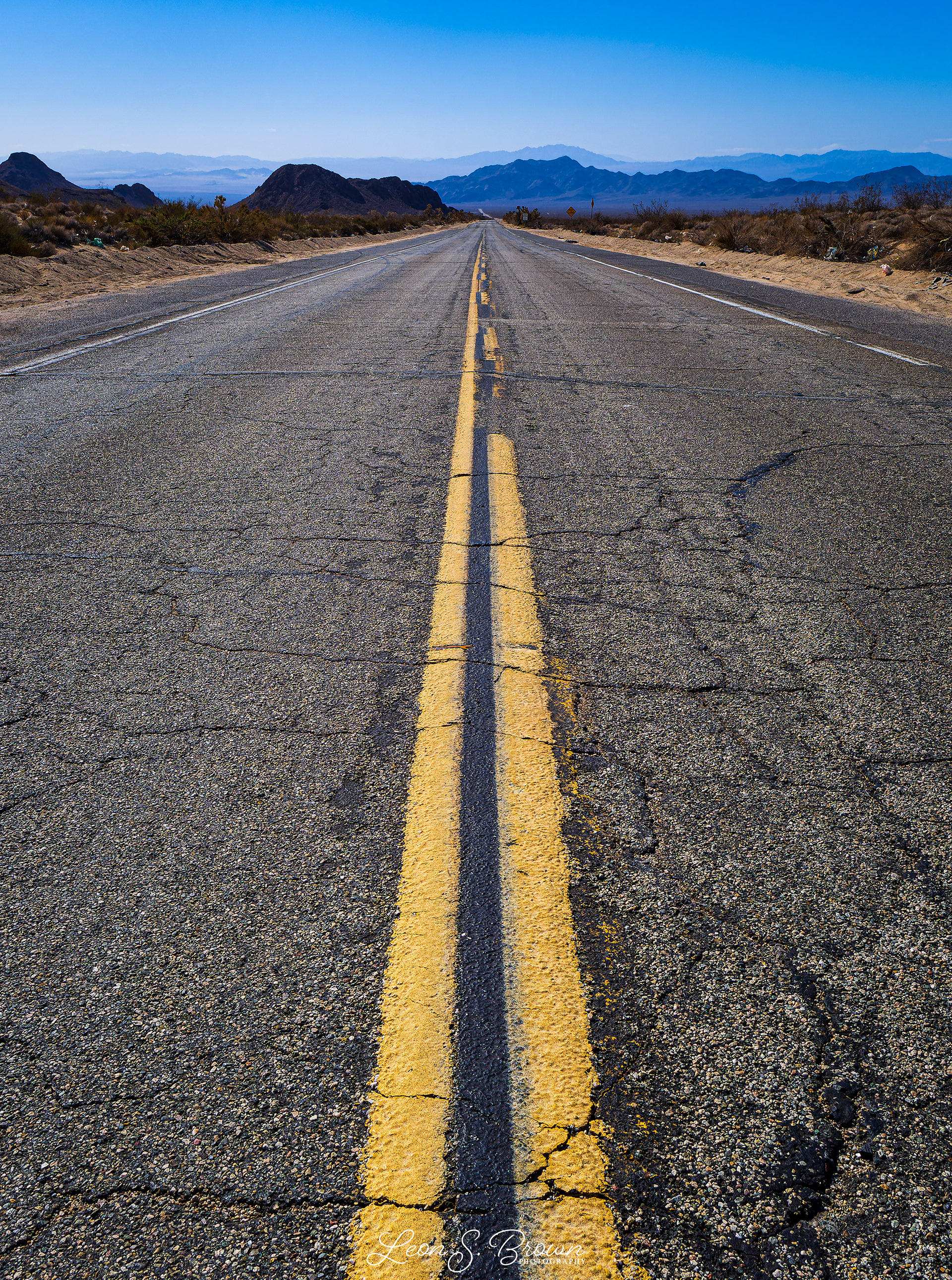 Kelbaker Road in the Mojave Desert