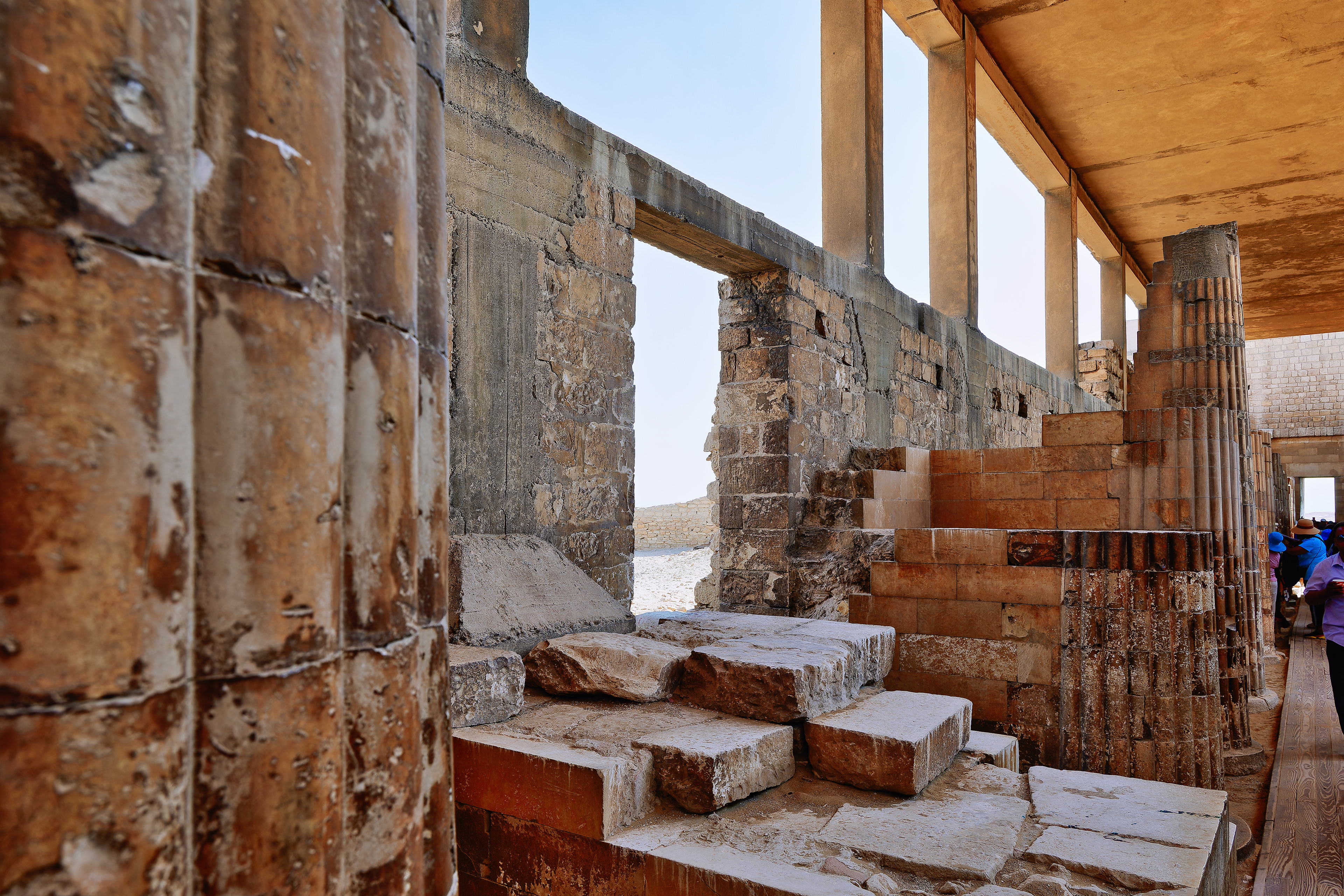 The Colonnade Entrance at Saqqara