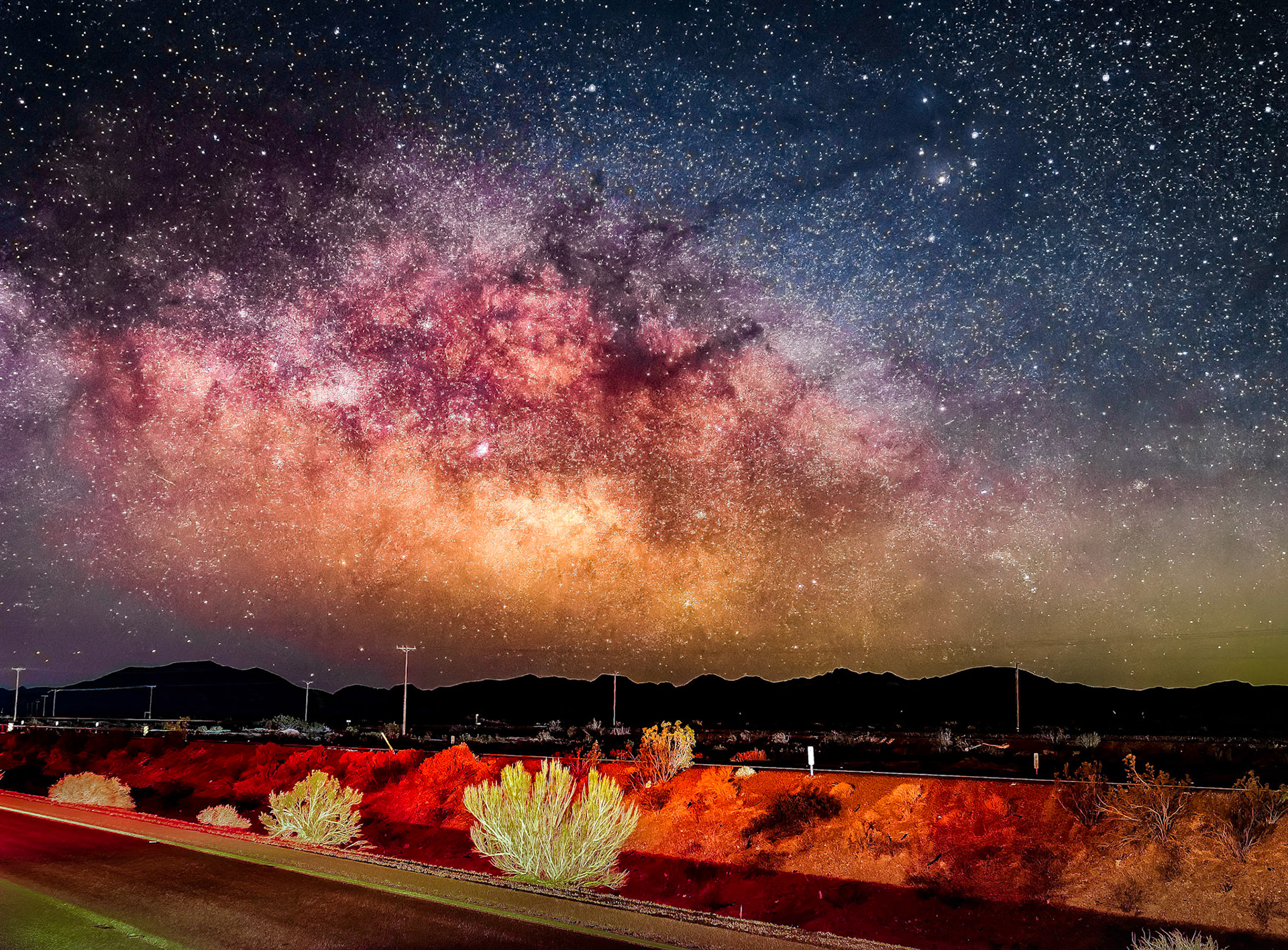 Milky Way from the Mojave Desert