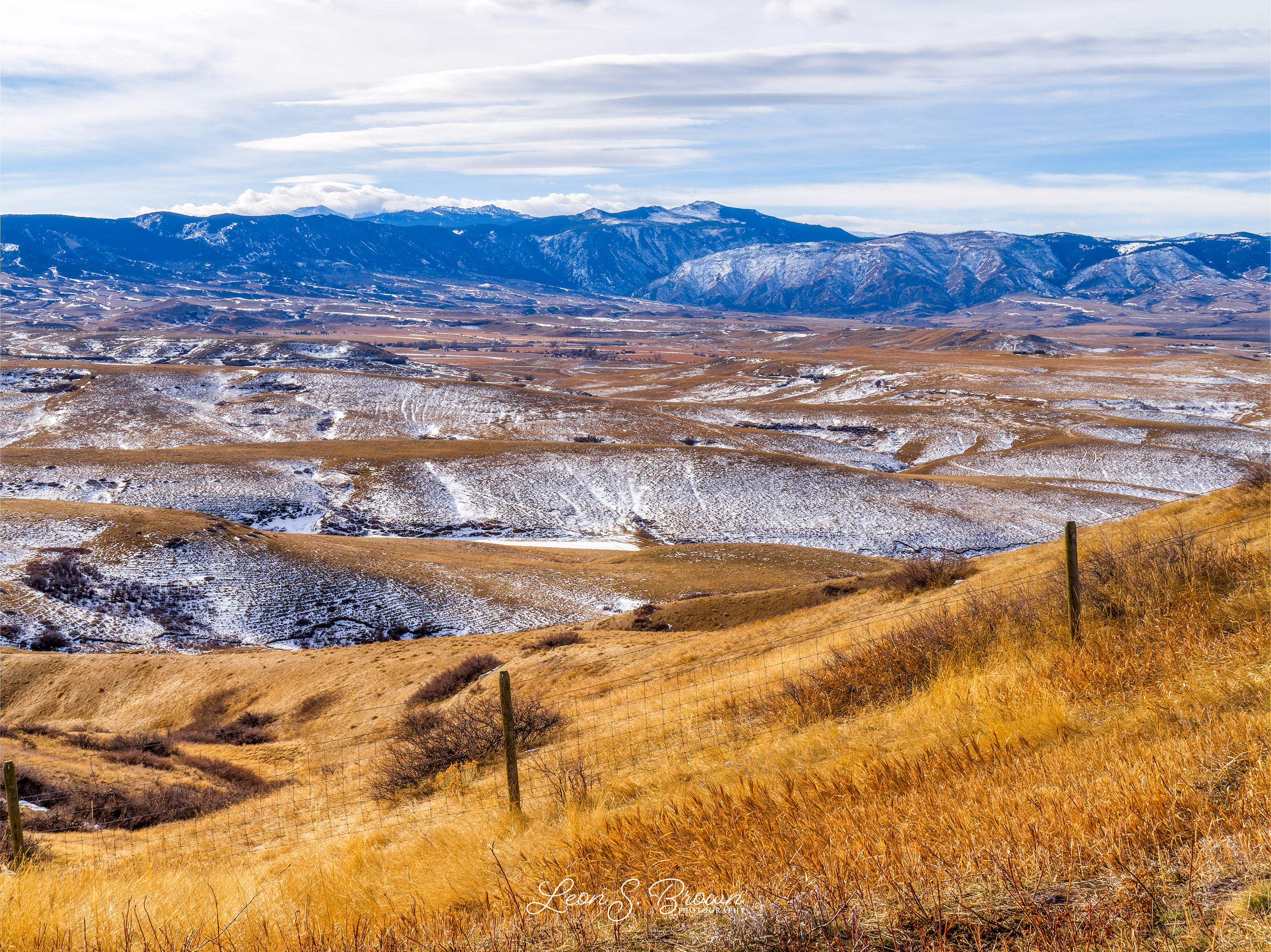 Bighorn Mountains from Sheridan Wyoming