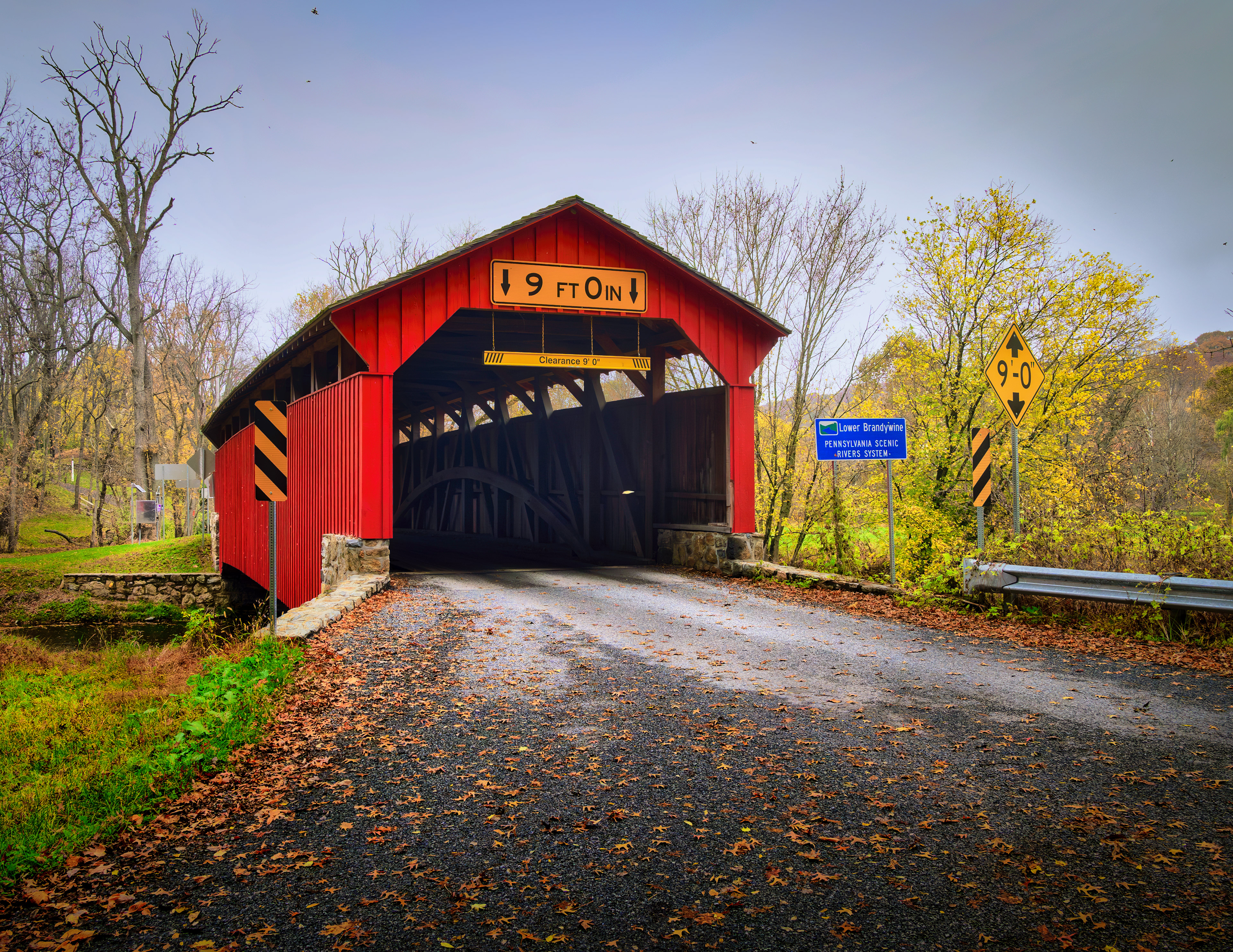 Speakman Number 1 Covered Bridge in East Fallowfield Township